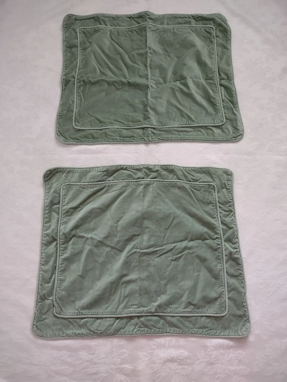 Velvet Pillow Shams With Flange